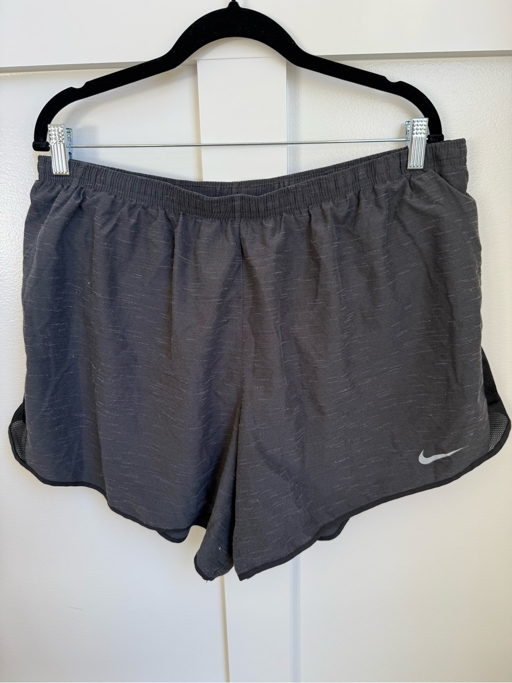 Nike Women’s Dark Gray Running Shorts - Dri-FIT Lightweight